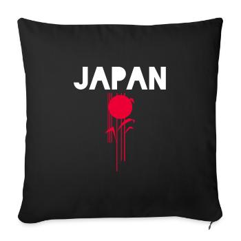 Usine japonaise Japon - Housse de coussin décorative 45 x 45 cm - noir - Devant