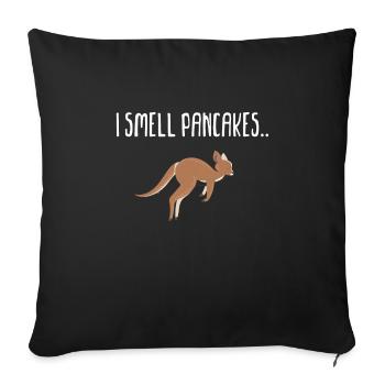 crêpe - Housse de coussin décorative 45 x 45 cm - noir - Devant