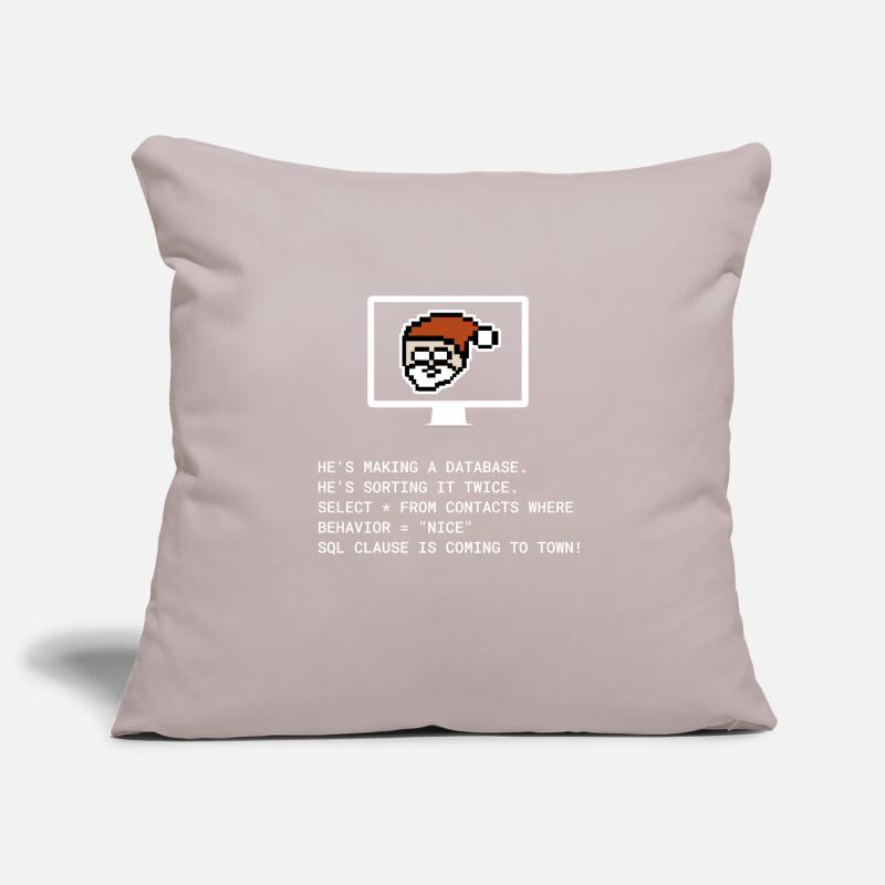 Weihnachten SQL Clause Programmierer IT Geschenk Sofakissenbezug 45 x 45 cm