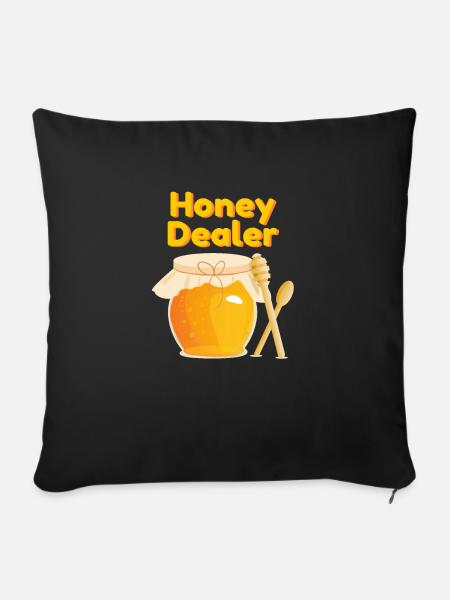 Honey Dealer - Sofakissenbezug 45 x 45 cm - Schwarz