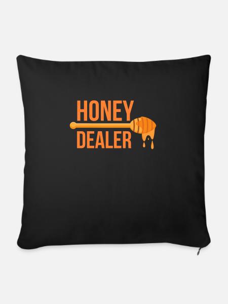 Honey Dealer - Sofakissenbezug 45 x 45 cm - Schwarz