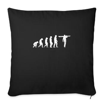 Zimmermann Zimmerer Schreiner Tischler Handwerker - Sofakissenbezug 45 x 45 cm - Schwarz - Vorne