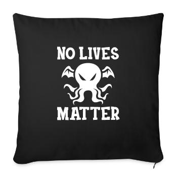 Lord Savior Cthulhu Funny Parodie Religion - Sofakissenbezug 45 x 45 cm - Schwarz - Vorne