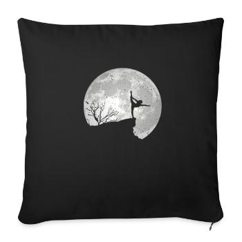 Gymnastique Gymnastique Gymnastique Gymnastique d’appareils Gymnases - Housse de coussin décorative 45 x 45 cm - noir - Devant