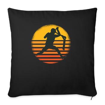 Trottinette Freestyle Pro Skatepark Teen - Sofa pillowcase 17,3'' x 17,3'' (45 x 45 cm) - black - Front