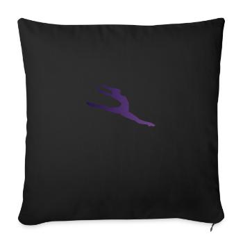 Gymnastics Gymnastics Gymnastics Artistic Gymnastics Gymnast - Sofa pillowcase 17,3'' x 17,3'' (45 x 45 cm) - black - Front