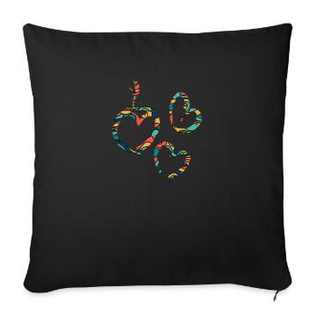 Gymnastics Gymnastics Gymnastics Artistic Gymnastics Gymnast - Sofa pillowcase 17,3'' x 17,3'' (45 x 45 cm) - black - Front
