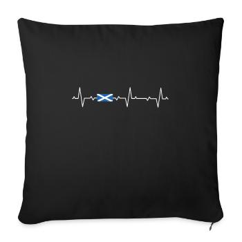 Scotland Scots Scottish flag Scottish - Sofa pillowcase 17,3'' x 17,3'' (45 x 45 cm) - black - Front