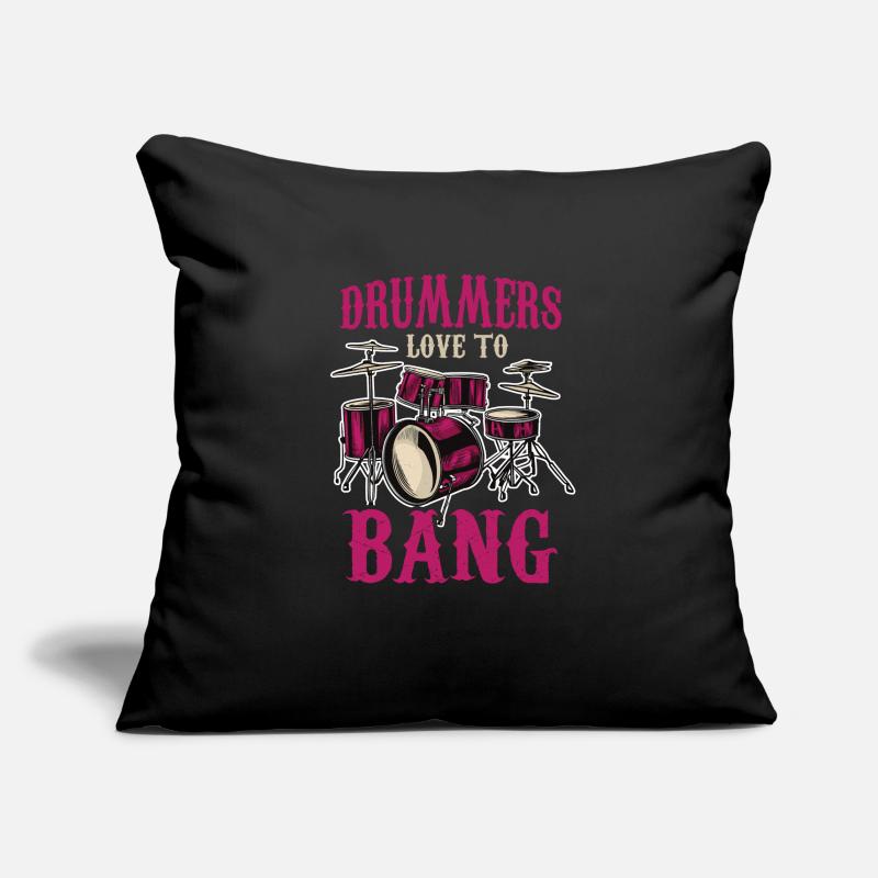 Drummer Drums Sofa pillowcase 17,3'' x 17,3'' (45 x 45 cm)
