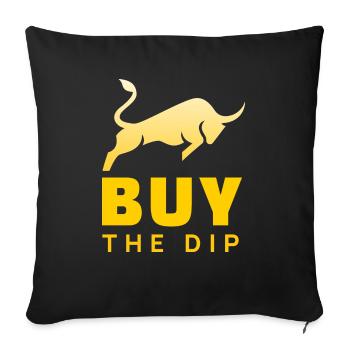 Buy the Dip! - Sofa pillowcase 17,3'' x 17,3'' (45 x 45 cm) - black - Front