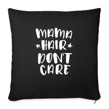 Maman cool | Cadeaux pour les mères | Dictons de maman - Housse de coussin décorative 45 x 45 cm - noir - Devant