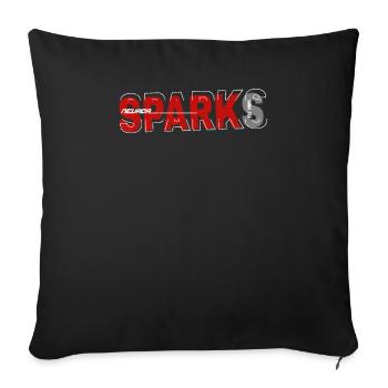 Sparks Nevada Est 1905 Ville Lieu Populaire - Housse de coussin décorative 45 x 45 cm - noir - Devant