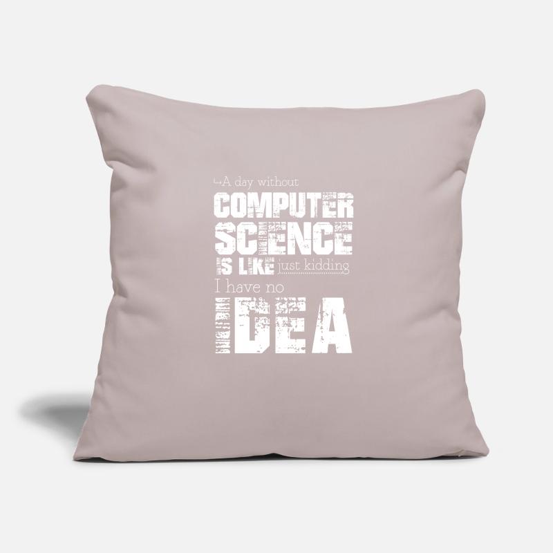 Computer science Sofa pillowcase 17,3'' x 17,3'' (45 x 45 cm)