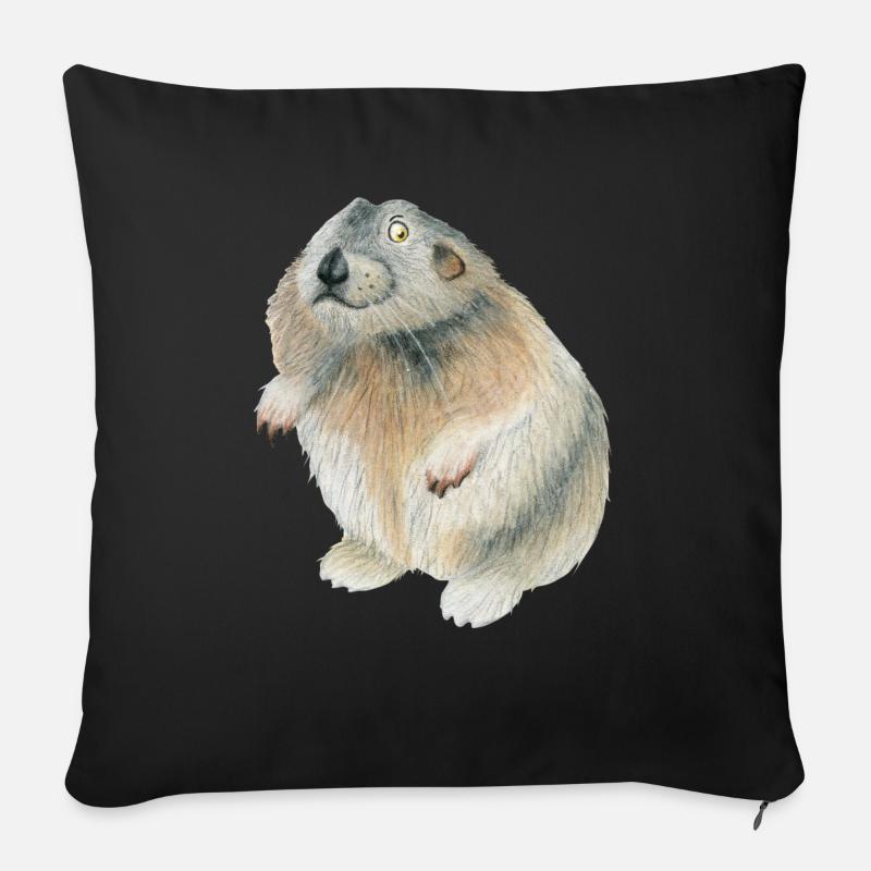 Lemming - Sofakissenbezug 45 x 45 cm - Schwarz