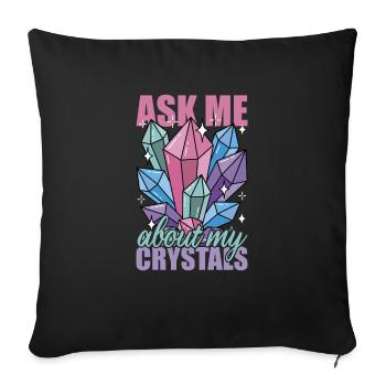 Maître Reiki Chakra Spirituel Holistique - Housse de coussin décorative 45 x 45 cm - noir - Devant