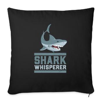 Taucher Tauchen Design Schnorcheln - Sofakissenbezug 45 x 45 cm - Schwarz - Vorne