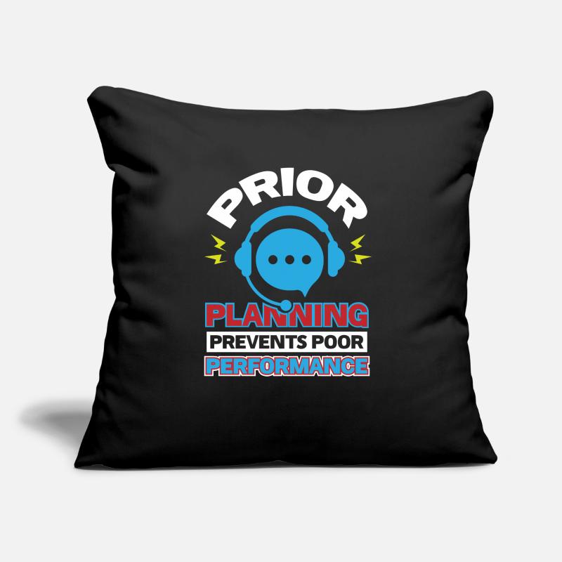 Prior Planning Prevents Poor Performance Sofa pillowcase 17,3'' x 17,3'' (45 x 45 cm)