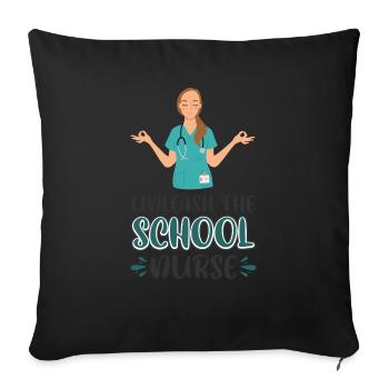 Unleash The School Nurse - Sofa pillowcase 17,3'' x 17,3'' (45 x 45 cm) - black - Front