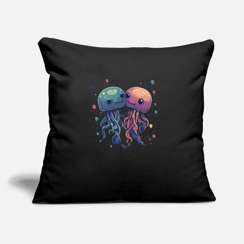 Cute Animals Jellyfish Sofa pillowcase 17,3'' x 17,3'' (45 x 45 cm)