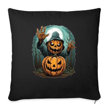 Halloween Mains émergentes Citrouille effrayante - Housse de coussin décorative 45 x 45 cm - noir - Devant