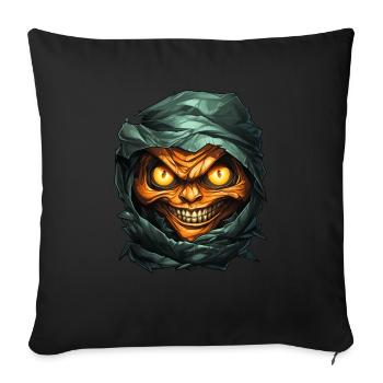 Halloween Spooky Cartoon Mummy - Sofakissenbezug 45 x 45 cm - Schwarz - Vorne