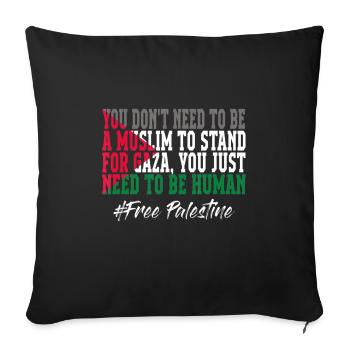 PALESTINE Palestine DRAPEAU Paix - Housse de coussin décorative 45 x 45 cm - noir - Devant