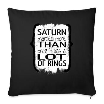 Cadeau de couleurs impressionnantes cadeau drôle déclaration heureuse - Housse de coussin décorative 45 x 45 cm - noir - Devant