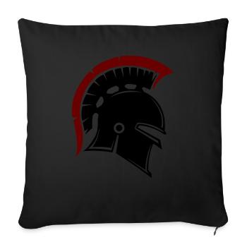 spartaner - Sofakissenbezug 45 x 45 cm - Schwarz - Vorne
