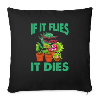 Awesome Day Get More Carnivorous Plants - Sofakissenbezug 45 x 45 cm - Schwarz - Vorne
