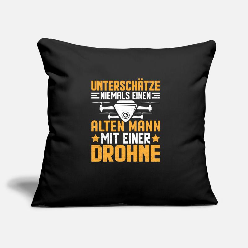Drone Drones Drone Pilot Drone Pilot FPV UAV Sofa pillowcase 17,3'' x 17,3'' (45 x 45 cm)