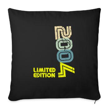 20th Anniversary Original 2004 Vintage 20 Years - Sofa pillowcase 17,3'' x 17,3'' (45 x 45 cm) - black - Front