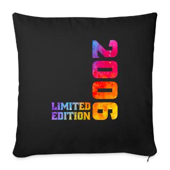 Limited Edition 2006 Anniversary Gift 2006 - Sofa pillowcase 17,3'' x 17,3'' (45 x 45 cm) - black - Front
