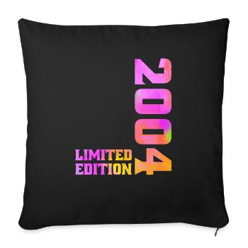 Limited Edition 2004 Anniversary Gift 2004 - Sofa pillowcase 17,3'' x 17,3'' (45 x 45 cm) - black - Front
