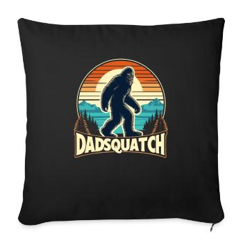 Bigfoot DADSQUATCH Dad Dad Dad Gift - Sofa pillowcase 17,3'' x 17,3'' (45 x 45 cm) - black - Front