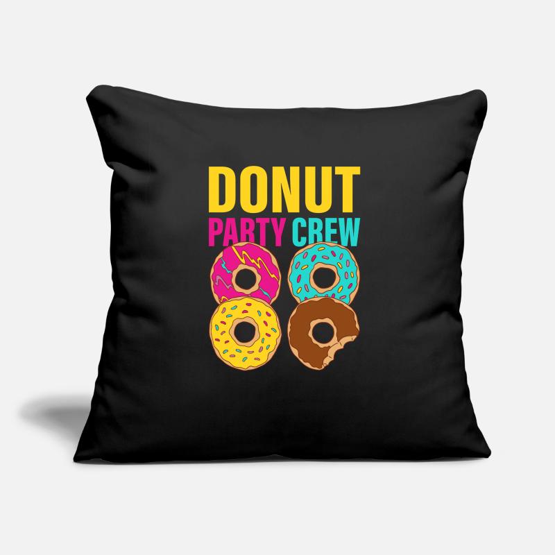 Équipe de beignets Housse de coussin décorative 45 x 45 cm