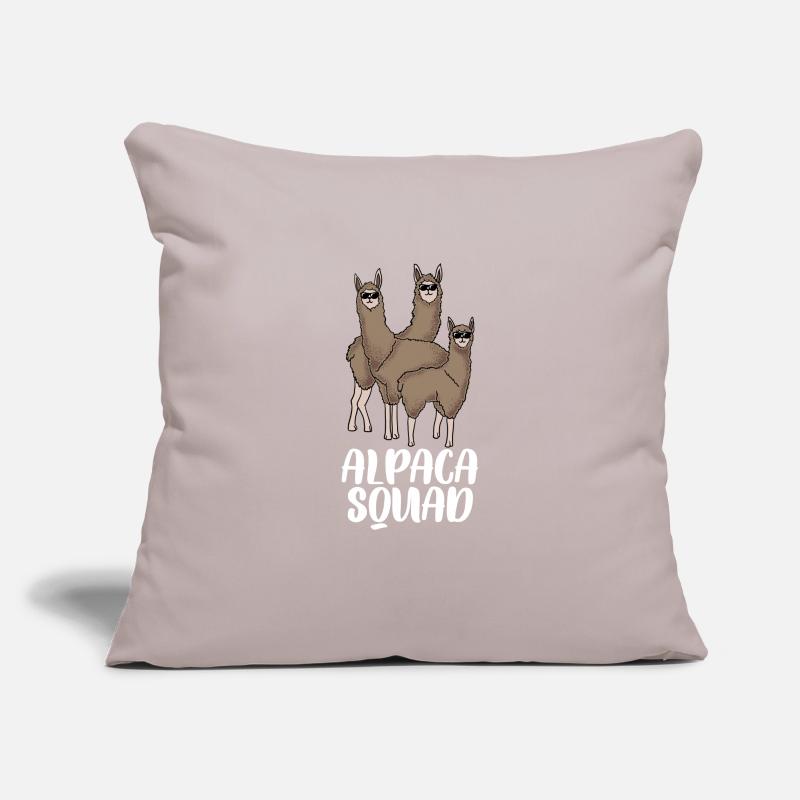 Alpaca squad gift Sofa pillowcase 17,3'' x 17,3'' (45 x 45 cm)