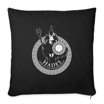 Greek Mythology Gift | Ancient Greece History - Sofa pillowcase 17,3'' x 17,3'' (45 x 45 cm) - black - Front