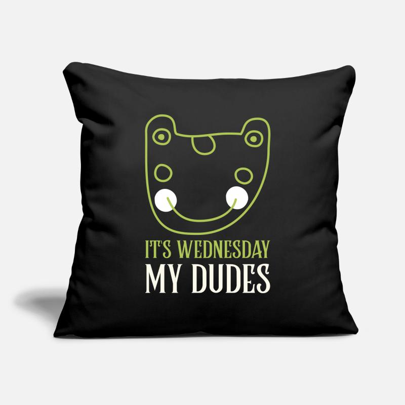 C’est mercredi mes mecs! C’est mercredi mes mecs Housse de coussin décorative 45 x 45 cm