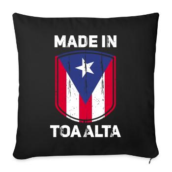Porto Rico - Housse de coussin décorative 45 x 45 cm - noir - Devant
