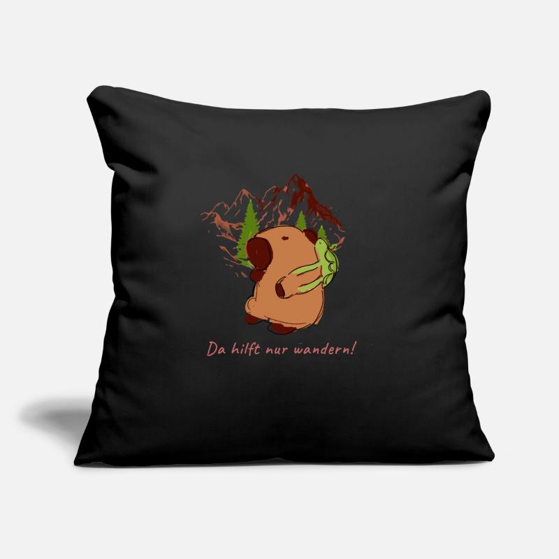 Capybara,Randonnée,Sac à dos,Capybara Housse de coussin décorative 45 x 45 cm