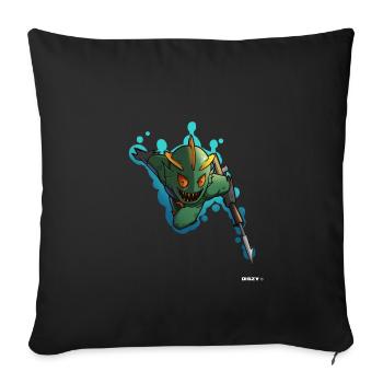Arkham Pen & Paper table role playing tentacle - Sofa pillowcase 17,3'' x 17,3'' (45 x 45 cm) - black - Front