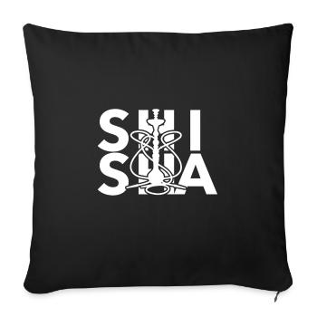 Shisha - Sofakissenbezug 45 x 45 cm - Schwarz - Vorne