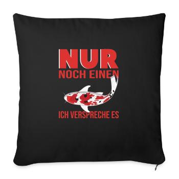 Koi - Sofakissenbezug 45 x 45 cm - Schwarz - Vorne