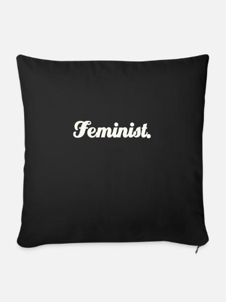 Feminist. - Sofakissenbezug 45 x 45 cm - Schwarz