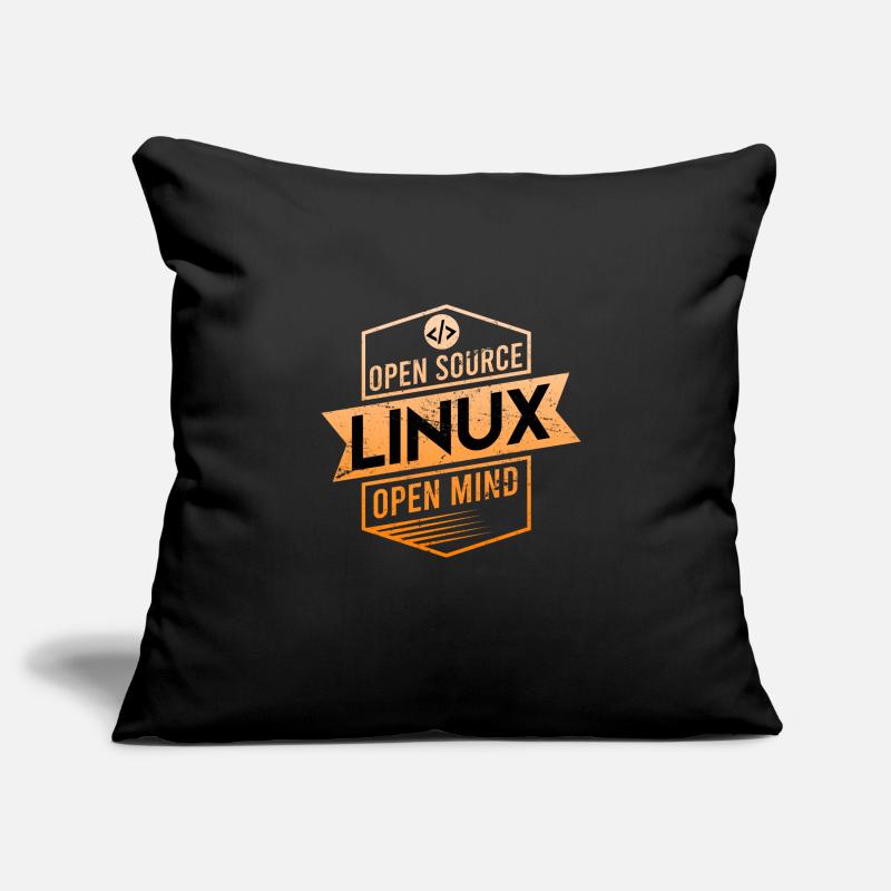 Linux Open Source Open Mind Operating System Sofa pillowcase 17,3'' x 17,3'' (45 x 45 cm)
