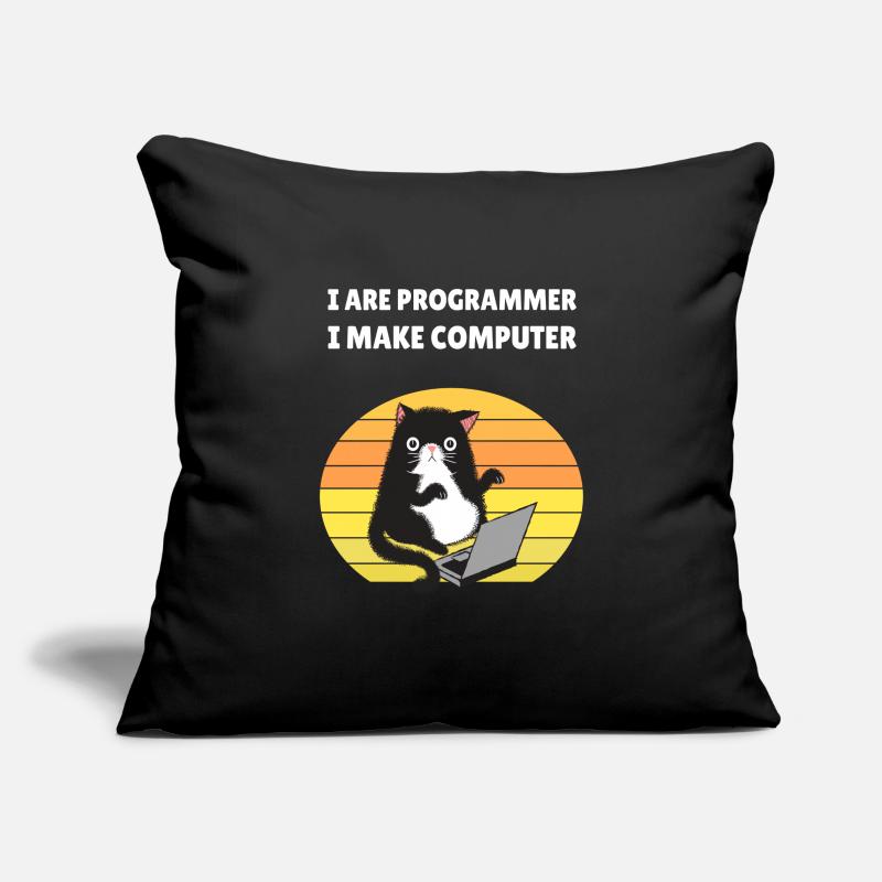 I are Programmer I Make Computer Sofa pillowcase 17,3'' x 17,3'' (45 x 45 cm)