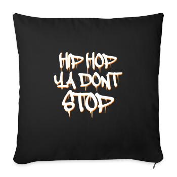 Rap Music Hip Hop Graffiti Sprayer Take - Sofa pillowcase 17,3'' x 17,3'' (45 x 45 cm) - black - Front