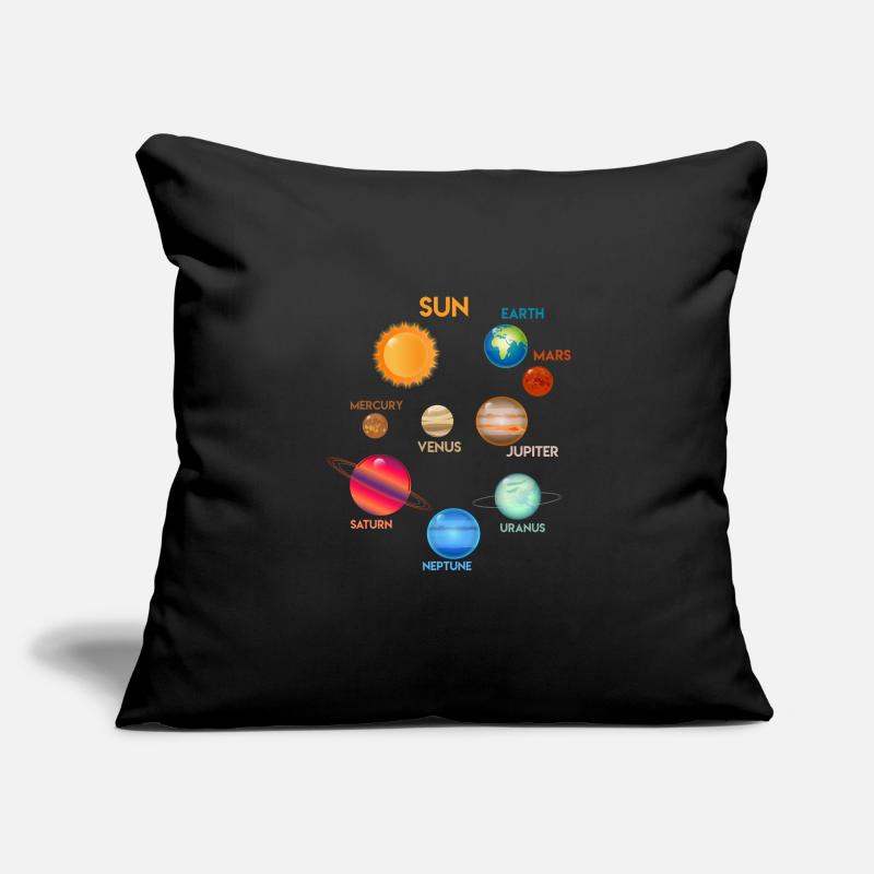 Sonnensystem Planeten Sonne Erde Mars Astrologie Sofakissenbezug 45 x 45 cm