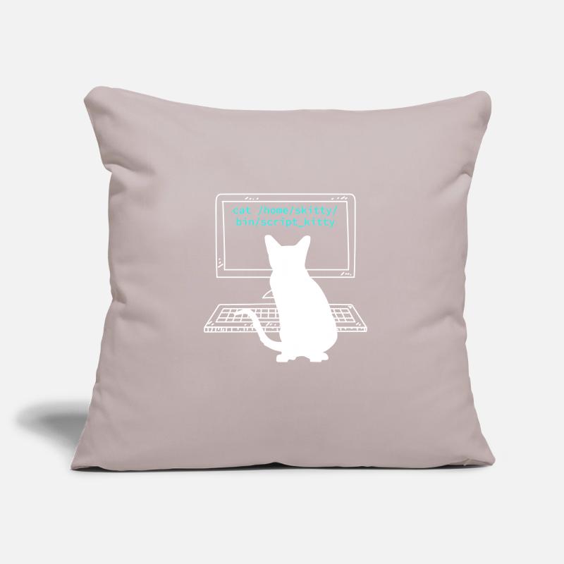 Katzenbesitzer Programmierer Coder Informatiker Sofakissenbezug 45 x 45 cm