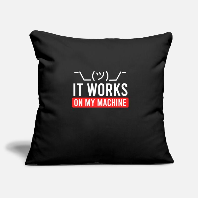 Coder Proverbe Logiciel Testeur Debugging Informatique Housse de coussin décorative 45 x 45 cm